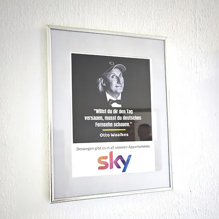 Appartement Ferien-monteurwohnung Nom App1 Sky Terrasse High End *