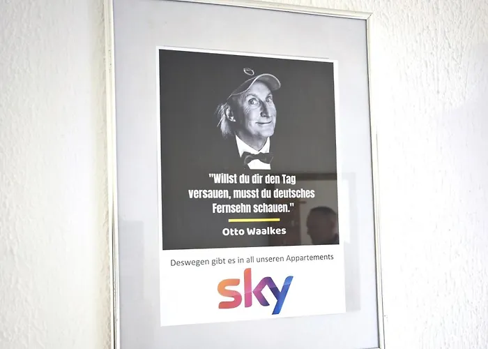 Appartement Ferien-monteurwohnung Nom App1 Sky Terrasse High End *