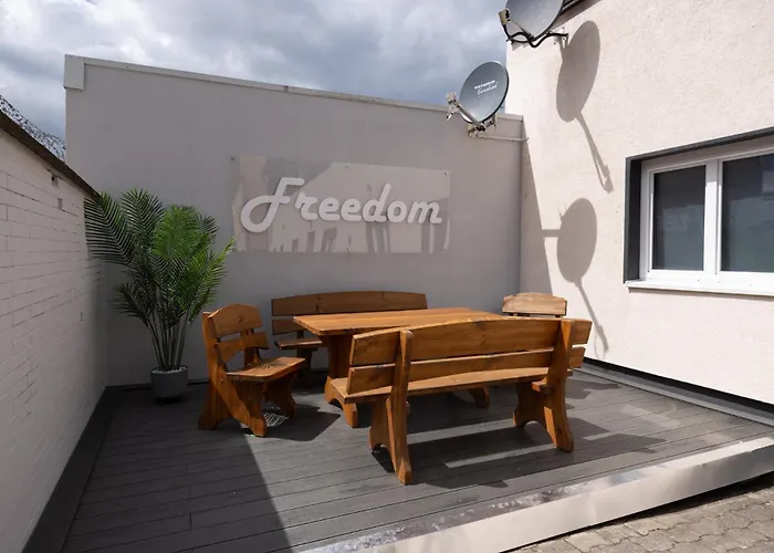 Appartement Ferien-monteurwohnung Nom App1 Sky Terrasse High End *